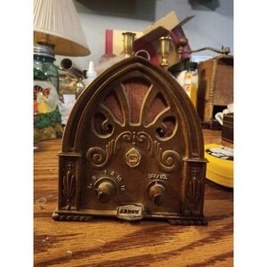 Vintage Arrow Electronics Portable Cathedral Transistor Radio Rare MCM 1960s